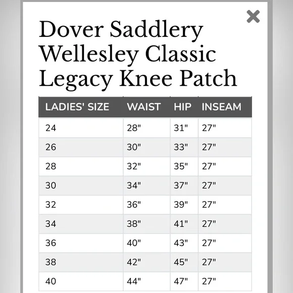 NWT English Wellesley Riding breeches - Picture 7 of 8